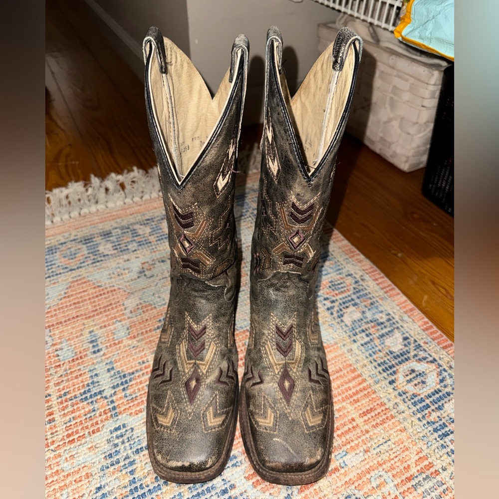 Circle G Women's square toe boots